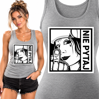 TANK TOP ŚMIESZNY NIE PYTAJ 2